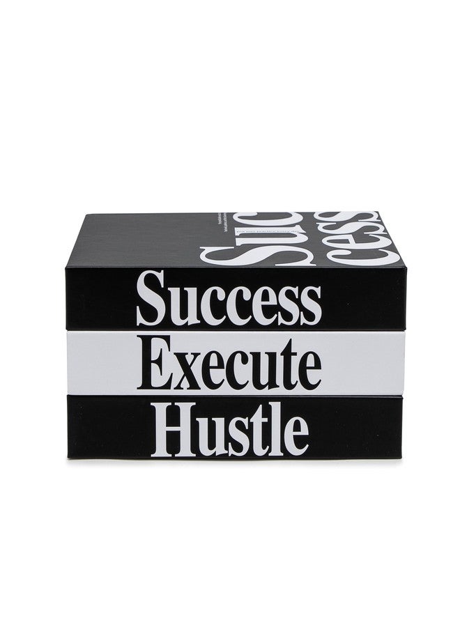 TwoDays Motivational Office Decor: Modern Decorative Books (Set of 3), 6.7 x 9.8 x 1.4 inches - Image 3
